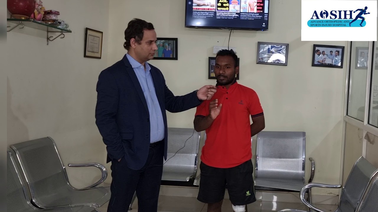 जाम घुटना हुआ आसानी से सही ( stiff knee with ACL ligament surgery recovery )