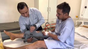 रेल्वे के सुनील जी यूटूब देख कर पहुँचे जयपुर डॉक्टर नवीन शर्मा से ACL और मेनिस्कस का इलाज़ करवाने